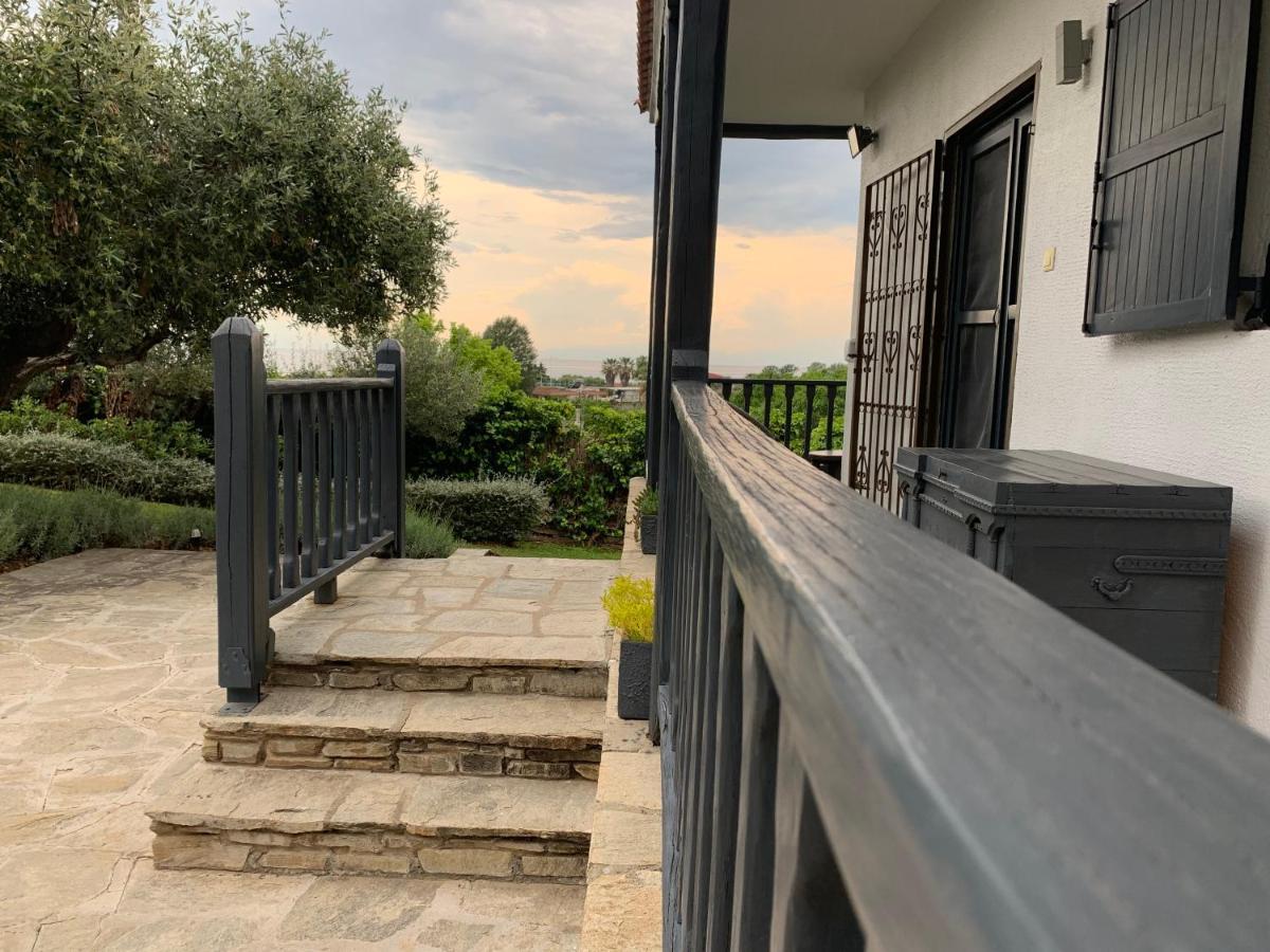 Sea View Villa In Olive Garden Nea Kallikrateia Ngoại thất bức ảnh